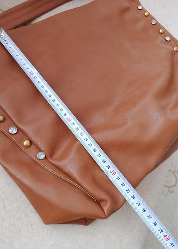 Deri Fermuarlı Kadın Çanta - Görsel 5