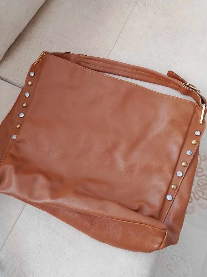 Deri Fermuarlı Kadın Çanta - Görsel 3