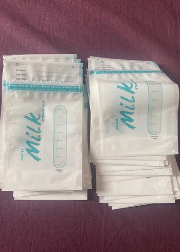 Beyaz Süt Saklama Poşeti 160 ml - Görsel 2