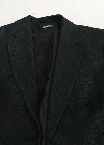 36 Beden siyah Renk Kadın Siyah Düğmeli Blazer Ceket