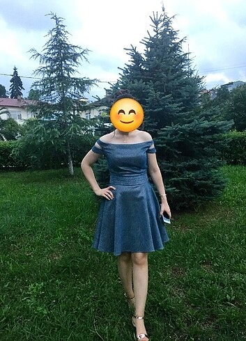 Simli Kısa Abiye