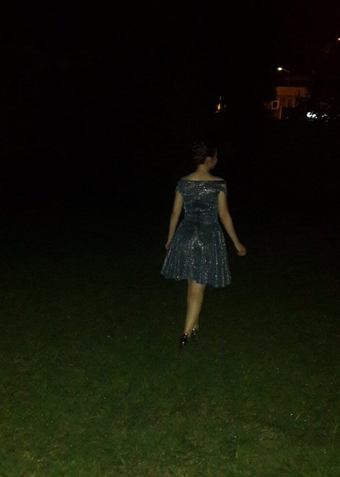 Simli Kısa Abiye - Görsel 2