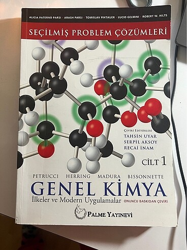 Genel kimya cilt 1 çözüm kitabı