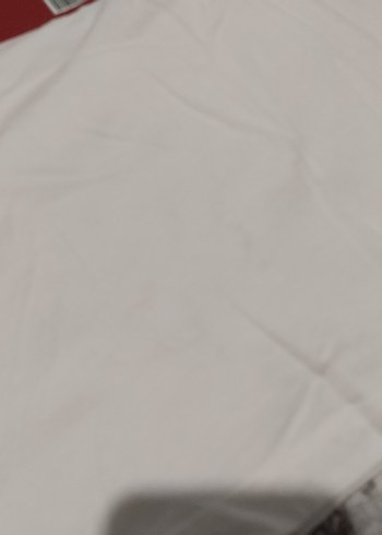 xl Beden Erkek Beyaz Baskılı Pamuklu Tişört