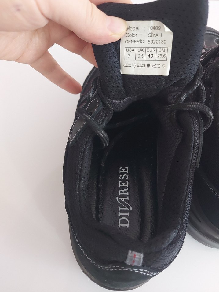 Siyah Bağcıklı Erkek Outdoor Ayakkabı - Görsel 5