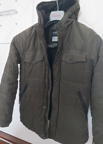 Düğmeli Kapüşonlu Erkek Kışlık Mont - Görsel 2