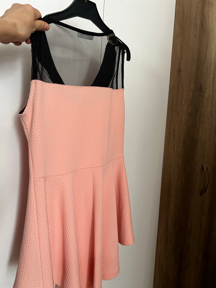 Zincir Detaylı Pudra Midi tüllü  Bluz - Görsel 4