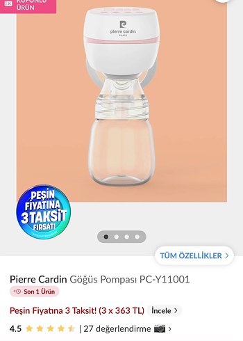 Pierre Cardin Beyaz Göğüs Pompası - Görsel 6