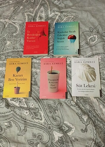 #Esra ezmeci 5 kitap Bir arada sıfır kitaplar 