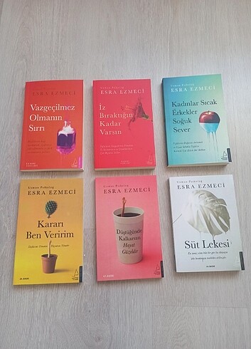 #Esra ezmeci nin yeni kitabi geldi 6 kitap Bir arada sıfır ve te