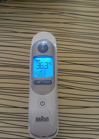 Braun Dijital Ateş Ölçer 36.3°C Hafıza Özellikli