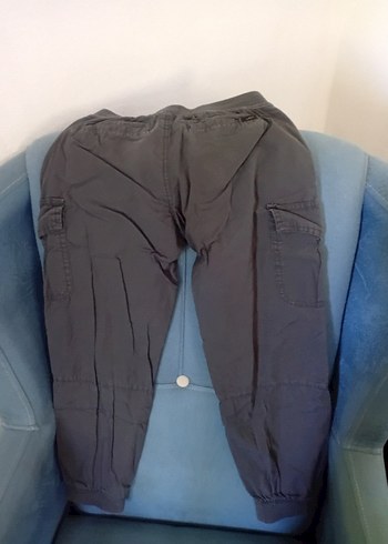 Joker Gri Erkek Çocuk Bol Kesim Denim Pantolon