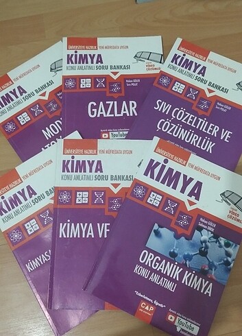 Çap yayınları ayt kimya fasikül set soru bankası konu anlatımlıy