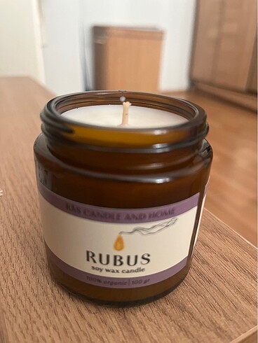 Diğer Rubus soy wax candle