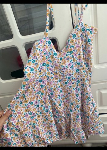 Çiçek Desenli Bohem elbise