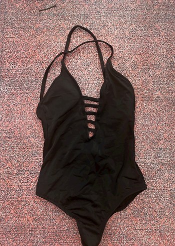 Siyah Strappy Gotik Mayo - Görsel 4