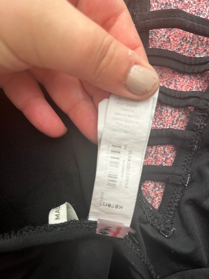 Siyah Strappy Gotik Mayo - Görsel 2