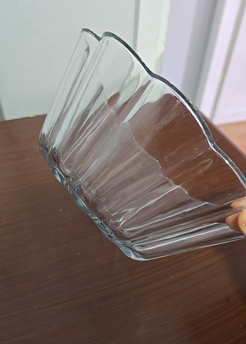 Mavi Kenarlı Cam Kase - Görsel 6