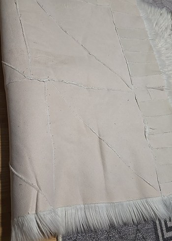 Bohem Gri Tüylü Halı - Görsel 6