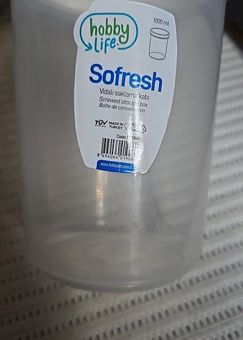 Leopar desenli kapaklı besin saklama kabı - Görsel 8