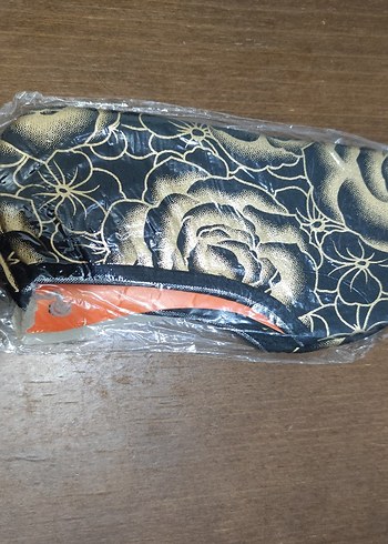 Desenli Siyah patik - Görsel 2