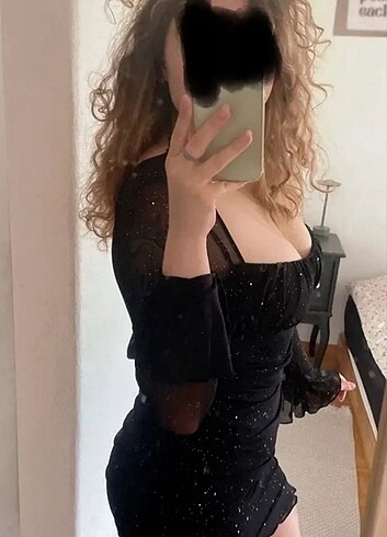 s Beden siyah Renk Siyah şık elbise