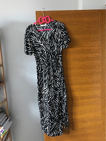 Zebra Desen Elbise