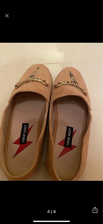 36 Beden ten rengi Renk Ninewest loafer