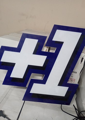 Mavi Işıklı +1 tabela - Görsel 4