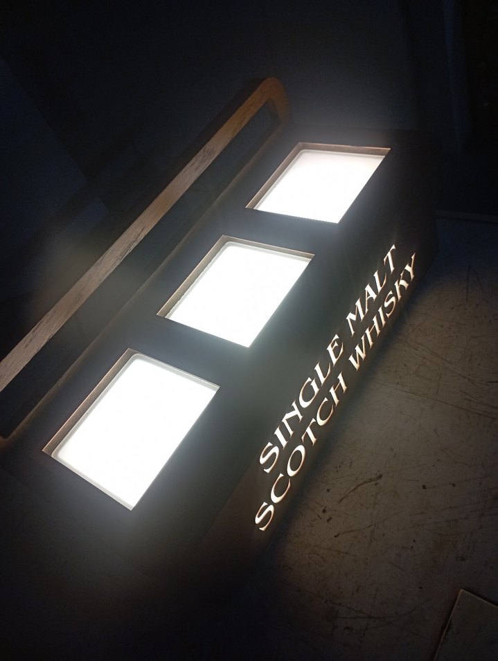 Işıklı Single Malt Scotch Whisky standı - Görsel 5