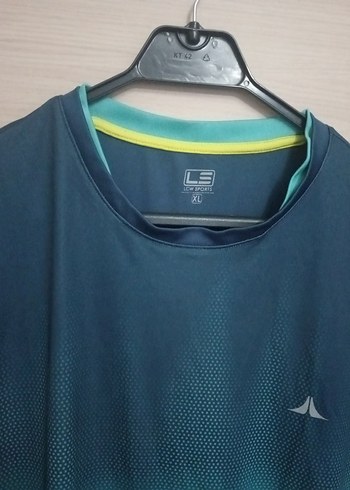 Mavi Kısa Kollu Bağlama Desenli Tişört - Görsel 4