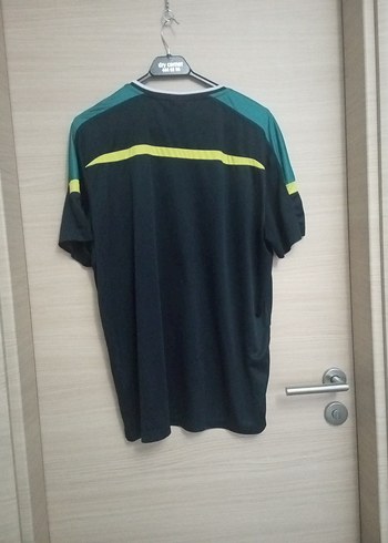 Siyah Spor Erkek Tişörtü, Kısa Kollu, Velcro - Görsel 3