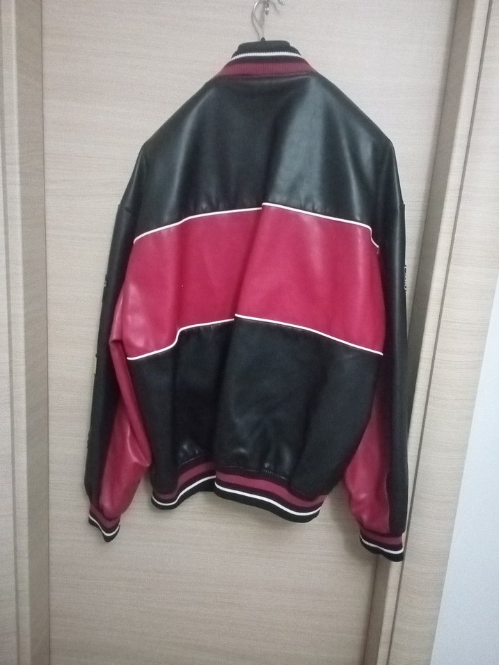 Siyah Deri mont - Görsel 4