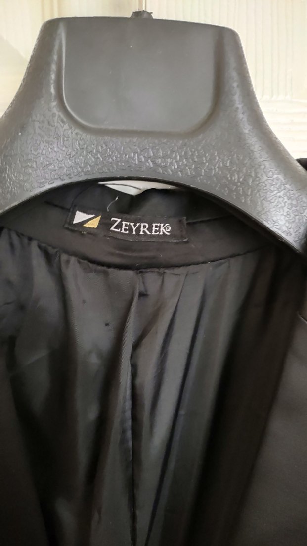 Düğmeli Siyah Erkek Ceket, Normal Boy, Regular Fit, - Görsel 4