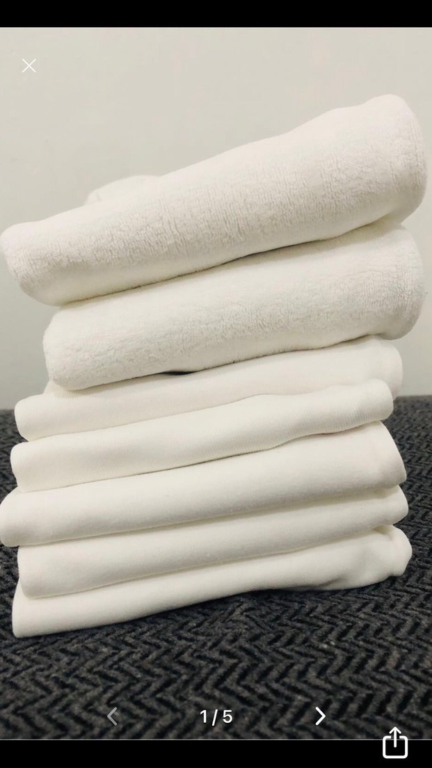 Beyaz Bebek Çıtçıtlı Atlet 6 adet - Görsel 5