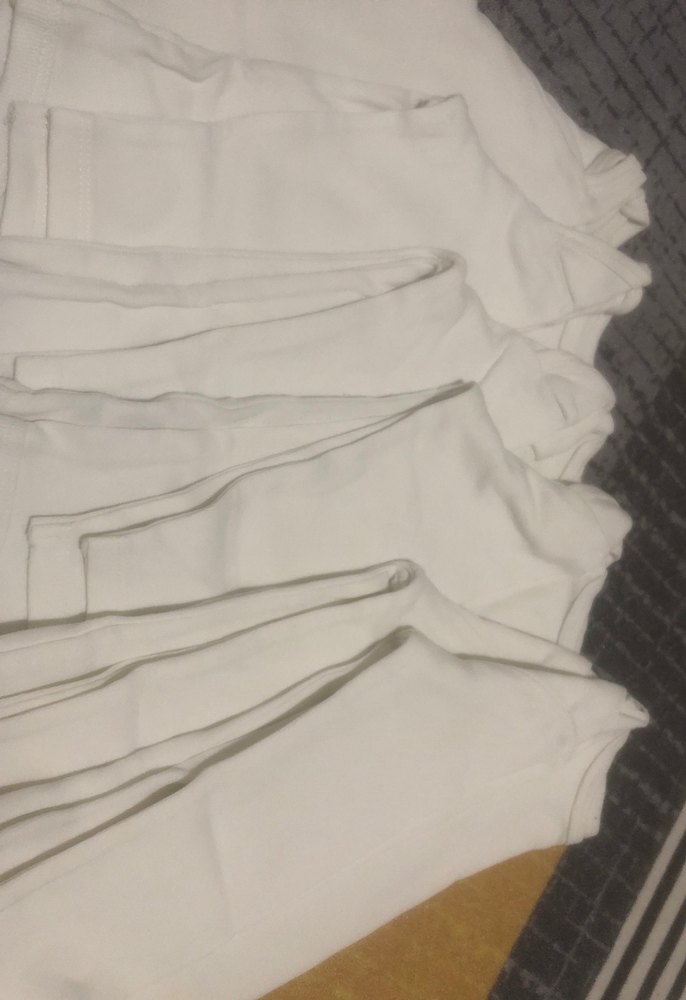 Beyaz Bebek Çıtçıtlı Atlet 6 adet - Görsel 2