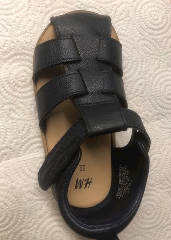 H&M ürünü lacivert Erkek Çocuk Sandalet - Görsel 4