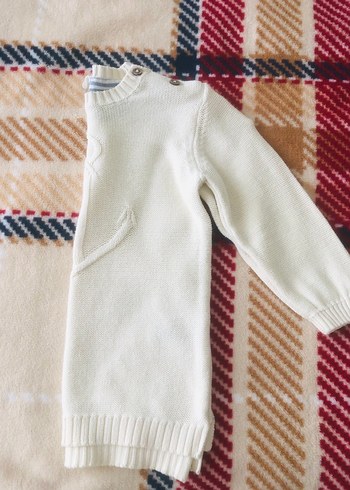 H&M  marka Beyaz Erkek Çocuk Triko Kazak - Görsel 3