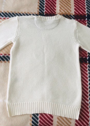 H&M  marka Beyaz Erkek Çocuk Triko Kazak - Görsel 2