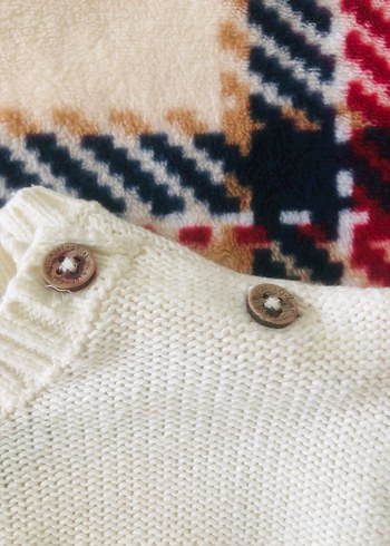 H&M  marka Beyaz Erkek Çocuk Triko Kazak - Görsel 9