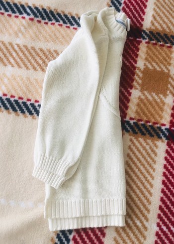 H&M  marka Beyaz Erkek Çocuk Triko Kazak - Görsel 10