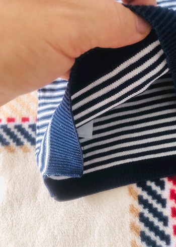 H&M ürünüdür Çizgili Erkek Çocuk Triko Kazak - Görsel 8