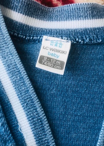 LCW üst ve hm pantolon Mavi Denim Bebek Erkek Takım - Görsel 9