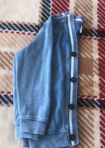 LCW üst ve hm pantolon Mavi Denim Bebek Erkek Takım - Görsel 6