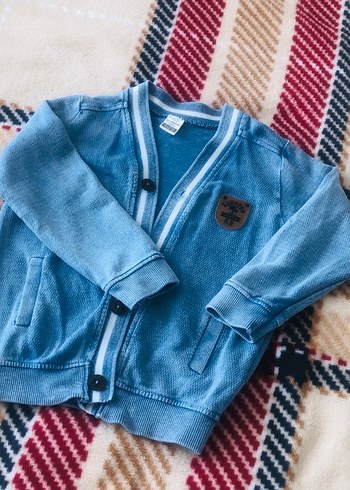 LCW üst ve hm pantolon Mavi Denim Bebek Erkek Takım - Görsel 7