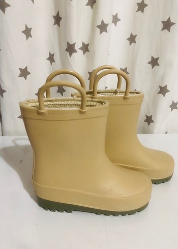 Bej Kız Çocuk Lastik Bot - Görsel 2