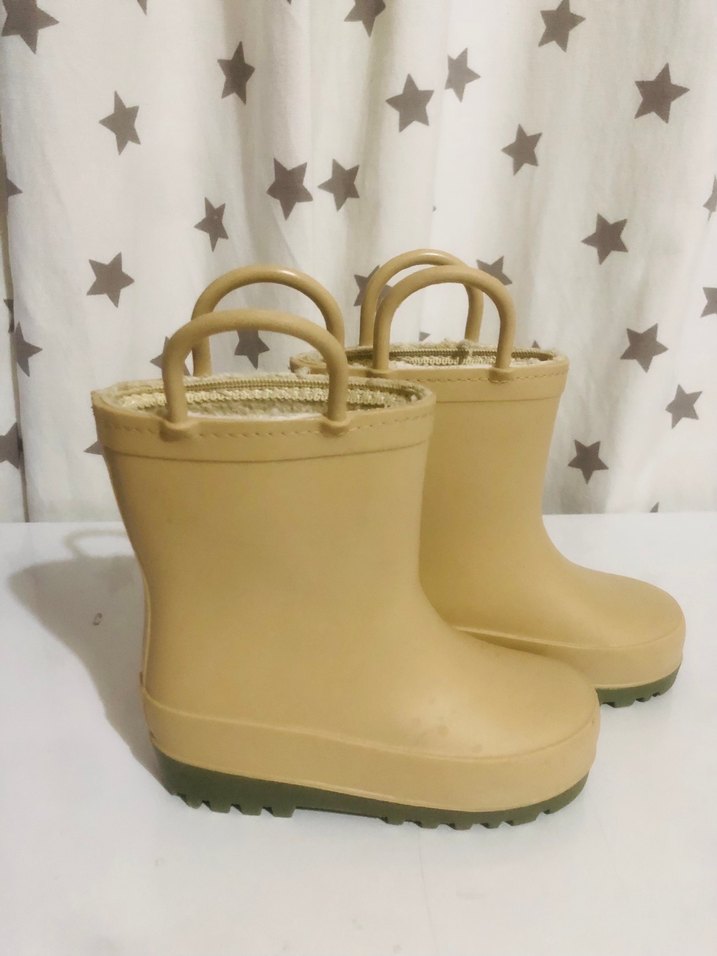 Bej Kız Çocuk Lastik Bot - Görsel 2