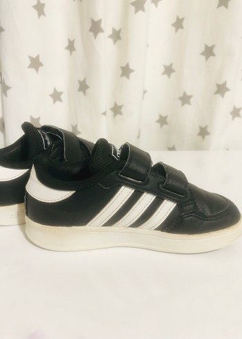 Siyah Erkek Çocuk Spor Ayakkabı Velcro - Görsel 3