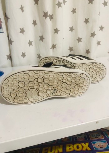 Siyah Erkek Çocuk Spor Ayakkabı Velcro - Görsel 8