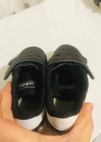 Siyah Erkek Çocuk Spor Ayakkabı Velcro - Görsel 11